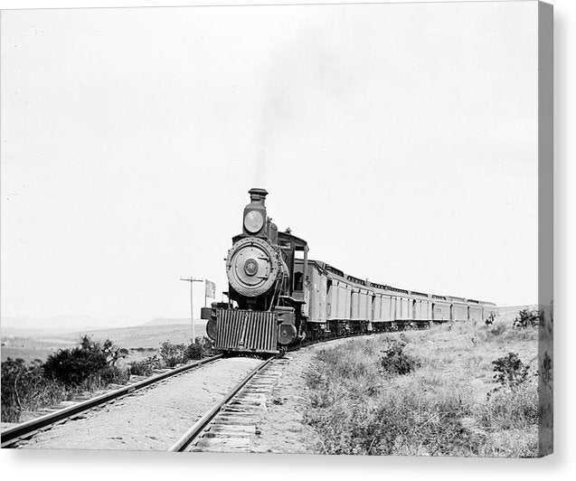 Scenic - The Old West Train - Canvas Print