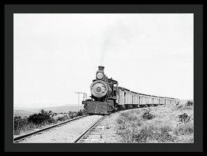 Scenic - The Old West Train - Framed Print