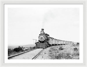 Scenic - The Old West Train - Framed Print