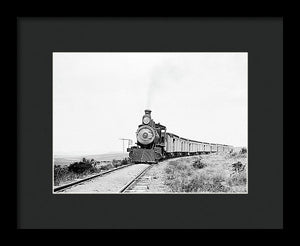 Scenic - The Old West Train - Framed Print