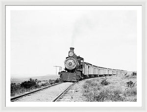 Scenic - The Old West Train - Framed Print