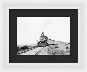 Scenic - The Old West Train - Framed Print