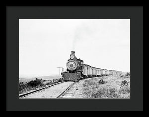 Scenic - The Old West Train - Framed Print