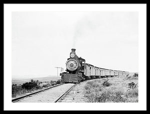 Scenic - The Old West Train - Framed Print