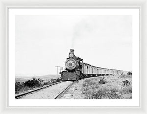 Scenic - The Old West Train - Framed Print