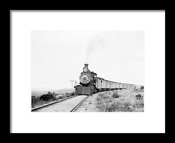 Scenic - The Old West Train - Framed Print