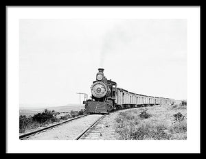 Scenic - The Old West Train - Framed Print