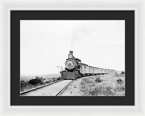 Scenic - The Old West Train - Framed Print