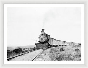 Scenic - The Old West Train - Framed Print