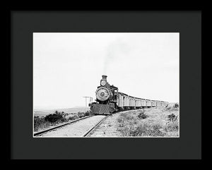 Scenic - The Old West Train - Framed Print