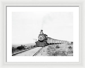 Scenic - The Old West Train - Framed Print