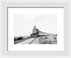 Scenic - The Old West Train - Framed Print