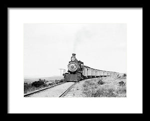 Scenic - The Old West Train - Framed Print