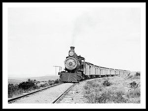 Scenic - The Old West Train - Framed Print