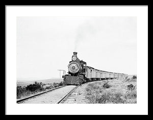 Scenic - The Old West Train - Framed Print