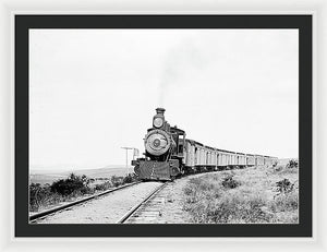 Scenic - The Old West Train - Framed Print