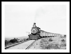 Scenic - The Old West Train - Framed Print