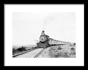 Scenic - The Old West Train - Framed Print