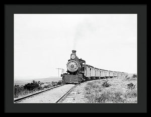 Scenic - The Old West Train - Framed Print