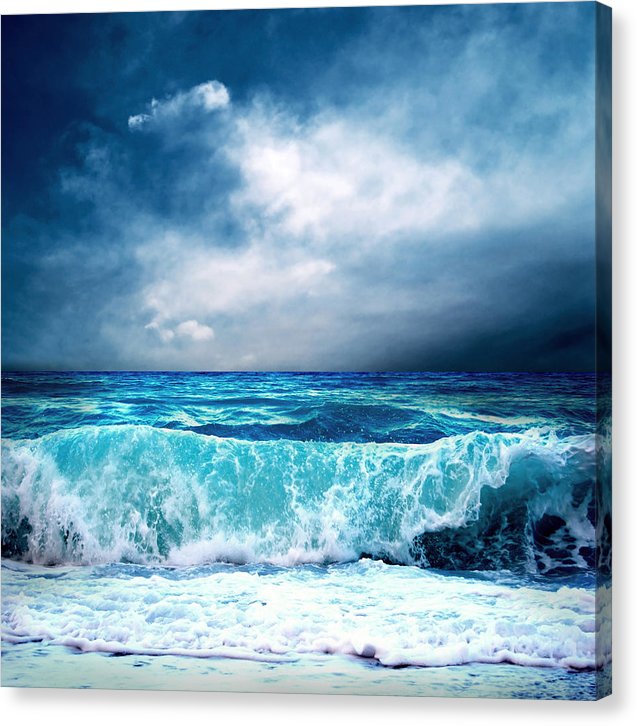 Scenic - The Turquoise Wave - Canvas Print