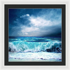 Scenic - The Turquoise Wave - Framed Print