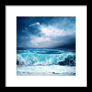 Scenic - The Turquoise Wave - Framed Print