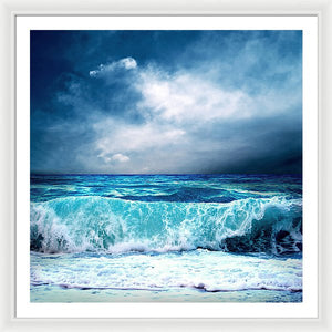 Scenic - The Turquoise Wave - Framed Print