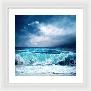 Scenic - The Turquoise Wave - Framed Print