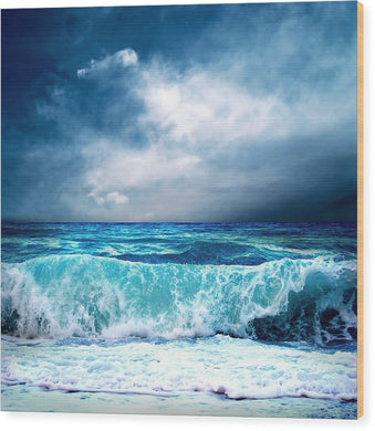 Scenic - The Turquoise Wave - Wood Print