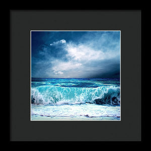 Scenic - The Turquoise Wave - Framed Print