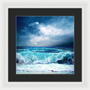 Scenic - The Turquoise Wave - Framed Print