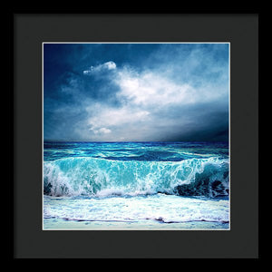 Scenic - The Turquoise Wave - Framed Print