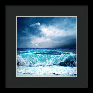 Scenic - The Turquoise Wave - Framed Print