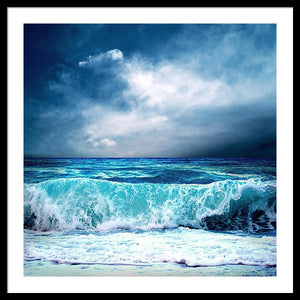 Scenic - The Turquoise Wave - Framed Print