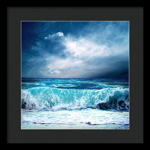 Scenic - The Turquoise Wave - Framed Print