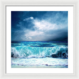 Scenic - The Turquoise Wave - Framed Print