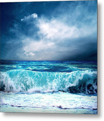 Scenic - The Turquoise Wave - Metal Print