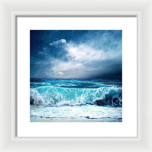 Scenic - The Turquoise Wave - Framed Print