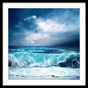 Scenic - The Turquoise Wave - Framed Print