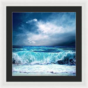 Scenic - The Turquoise Wave - Framed Print