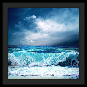 Scenic - The Turquoise Wave - Framed Print