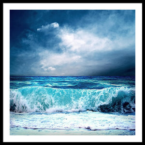 Scenic - The Turquoise Wave - Framed Print