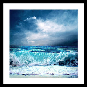 Scenic - The Turquoise Wave - Framed Print