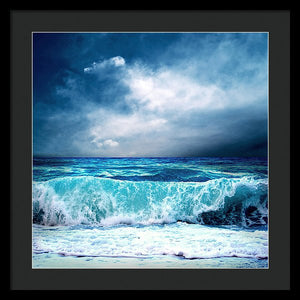 Scenic - The Turquoise Wave - Framed Print