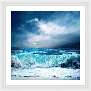 Scenic - The Turquoise Wave - Framed Print