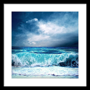 Scenic - The Turquoise Wave - Framed Print