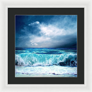 Scenic - The Turquoise Wave - Framed Print