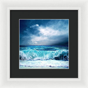 Scenic - The Turquoise Wave - Framed Print