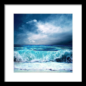 Scenic - The Turquoise Wave - Framed Print