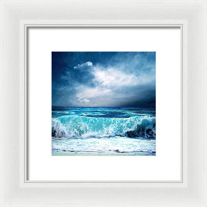 Scenic - The Turquoise Wave - Framed Print